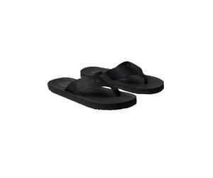 Zehentrenner CALVIN KLEIN "CITY THONG SLIDE", Herren, Gr. 44, schwarz, Textil, unifarben, Basic, Schuhe Zehentrenner, Strandschuh, Pool Slides, Badeschuh, Flat mit Logo (47756350-44) schwarz