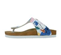 Zehentrenner DOGO "Lila Zehentrenner No More Drama Damen Sandalen, Lila", Damen, Gr. 38, Normalschaft, grün, Lederimitat, Schuhe Zehentrenner, Handgefertigt (29409810-38) grün