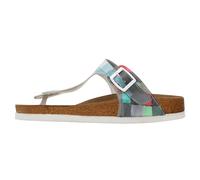 Zehentrenner DOGO "Lila Zehentrenner Planty Damen Sandalen, Lila Zehentrenner", Damen, Gr. 37, Normalschaft, bunt (mehrfarbig), Lederimitat, Schuhe Zehentrenner, Handgefertigt (48792122-37) mehrfarbig