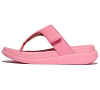 Zehentrenner FITFLOP "F-MODE GO", Damen, Gr. 38, rosa, Lederimitat, unifarben, Schuhe Zehentrenner, Sandale mit dämpfender MICROWOBBLEBOARD Technologie (42741031-38) rosa