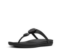 Fitflop Solay Glossy Disc Toe Post Sandalen EU 39 Black