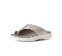 Zehentrenner GABOR "Zehentrenner", Damen, Gr. 42,5, silber (gold), Schuhe Zehentrenner (69909367-42,5) gold
