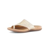 Zehentrenner GABOR "Zehentrenner", Damen, Gr. 42, beige (gold), Schuhe Zehentrenner (79686867-42) gold