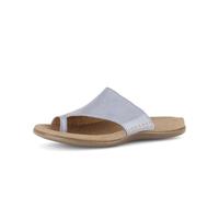 Zehentrenner GABOR "Zehentrenner Lackleder", Damen, Gr. 41, blau, Schuhe Zehentrenner (90070520-41) blau