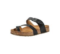 Zehentrenner HAFLINGER "Haflinger Hausschuhe Leder", Herren, Gr. 41, schwarz, Leder, Schuhe Zehentrenner (42794357-41) schwarz