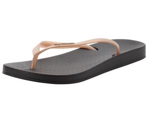 Zehentrenner IPANEMA "IPANEMA ANATOMICA TAN FEM", Damen, Gr. 41/42, schwarz (schwarz, gold), Synthetik, Schuhe Zehentrenner (14776006-41) schwarz, gold