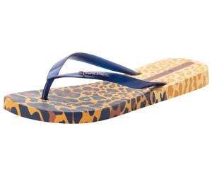 Zehentrenner IPANEMA "IPANEMA ANIMAL PRINT VI FEM", Damen, Gr. 39, gelb (gelb, pearly blau), Synthetik, Schuhe Zehentrenner (12473258-39) gelb, pearly blau