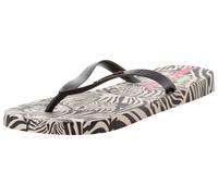 Ipanema Damen Animal Print VI FEM Flipflop, BEIGE/Black/PINK, 39 EU