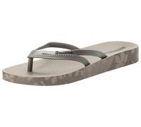Zehentrenner IPANEMA "IPANEMA BOSSA SOFT V FEM", Gr. 41/42, grau, schwarz silber, Synthetik, sportlich, Schuhe (61310522-41) grau, schwarz silber