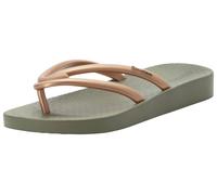 Zehentrenner IPANEMA "IPANEMA COMFY FEM", Gr. 37, grün, gold, Synthetik, sportlich, Schuhe (21259658-37) grün, gold