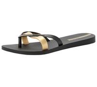 Zehentrenner IPANEMA "IPANEMA KIREI FEM", Damen, Gr. 37, schwarz (schwarz, gold), Synthetik, Schuhe Zehentrenner (38959519-37) schwarz, gold