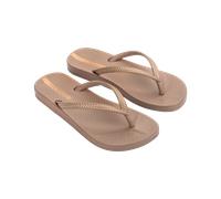 Zehentrenner IPANEMA "IPANEMA MESH X FEM", Damen, Gr. 39, beige, gold, Synthetik, Schuhe Zehentrenner, für Alltag, ohne Verschluss, sportlicher Stil, mit Gummilaufsohle (35674466-39) beige, gold