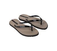 Zehentrenner IPANEMA "IPANEMA RIO", Damen, Gr. 40, beige (schwarz, beige), Synthetik, Schuhe Zehentrenner, mit profiliertem Laufsohlenprofil, mit Gummilaufsohle (88311458-40) schwarz, beige