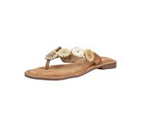 Zehentrenner LAZAMANI "Lazamani Pantoletten Leder", Herren, Gr. 38, beige, Leder, Schuhe Zehentrenner (13430765-38) beige