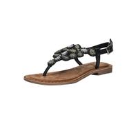 Zehentrenner LAZAMANI "Lazamani Zehensteg Leder", Damen, Gr. 41, schwarz, Leder, Schuhe Zehentrenner (55071835-41) schwarz