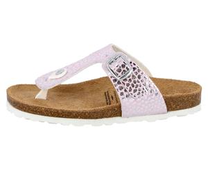 Zehentrenner LICO "Zehenstegpantolette Bioline Stone Kids", Mädchen, Gr. 32, rosa, Synthetik, Schuhe Zehentrenner (38835417-32) rosa