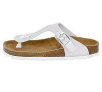 Zehentrenner LICO "Zehenstegpantolette Bioline Trend Kids", Kinder, Gr. 41, silber (silberfarben), Synthetik, Schuhe Zehentrenner (88890126-41) silberfarben