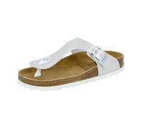 Zehentrenner Mädchen Slipper silberfarben LICO Bioline Trend Kids - Silber / 39
