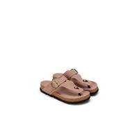 Zehentrenner MARC O'POLO "Quinn", Damen, Gr. 37, hellbeige, Mesh, Synthetik, Veloursleder, unifarben, Schuhe Zehentrenner, Sommerschuh, Urlaubsschuh, Strandschuh mit verstellbarer Schnalle (39813707-3