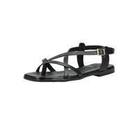 Zehentrenner OH MY SANDALS "Oh My Sandals Zehensteg Leder", Damen, Gr. 38, schwarz, schwarz, Leder, Schuhe Zehentrenner (55430017-38) schwarz, schwarz