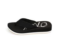 Zehentrenner O'NEILL "AGATE WOMEN SEMI-WEDGE", Damen, Gr. 36, schwarz, Synthetik, Schuhe Zehentrenner (60143925-36) schwarz