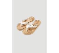 Zehentrenner O'NEILL "DITSY SANDALS", Damen, Gr. 36, weiß (snow weiß), Synthetik, Schuhe Zehentrenner (16262626-36) snow weiß
