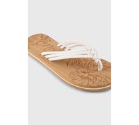 Zehentrenner O'NEILL "DITSY SANDALS", Damen, Gr. 41, weiß (snow weiß), Synthetik, Schuhe Zehentrenner, sportlicher Stil, Sommerschuh, Sandale und Schlappen (17497353-41) snow weiß