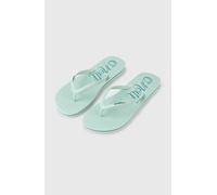 Zehentrenner O'NEILL "PROFILE LOGO SANDALS", Damen, Gr. 38, grün (marble arch), Synthetik, Schuhe Zehentrenner, sportlicher Stil, mit Gummilaufsohle, für warme Tage (84214444-38) marble arch