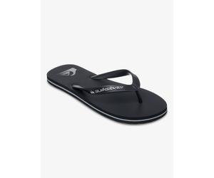 Zehentrenner QUIKSILVER "MOLOKAI CORE", Herren, Gr. 41, schwarz, silber, Synthetik, Schuhe Zehentrenner, Sommerschuhe (42983644-41) schwarz, silber