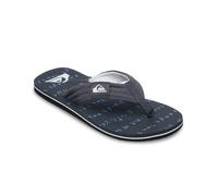 Zehentrenner QUIKSILVER "MOLOKAI LAYBACK 26", Herren, Gr. 40, grau (schwarz quik tough), Textil, Schuhe Zehentrenner, Sommerschuhe (29967345-40) schwarz quik tough