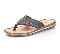 Rieker 21084, Herren Zehentrenner, Schwarz (schwarz/anthrazit/schwarz), 45 EU (10.5 UK)