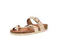 Zehentrenner ROHDE "Rohde Pantoletten Nubukleder", Damen, Gr. 42, beige, Nubukleder, Schuhe Zehentrenner (25535901-42) beige