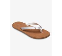 Zehentrenner ROXY "JYLL III", Damen, Gr. 40, braun (gold), Synthetik, Schuhe Zehentrenner (41348149-40) gold
