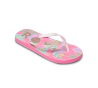 Zehentrenner ROXY "RG PEBBLES VII", Mädchen, Gr. 28, pink multi camo, Synthetik, Schuhe Zehentrenner (92755213-28) pink multi camo