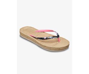Zehentrenner ROXY "SOUTH BEACH III", Damen, Gr. 38, schwarz, pink, Synthetik, Schuhe Zehentrenner (95568069-38) schwarz, pink