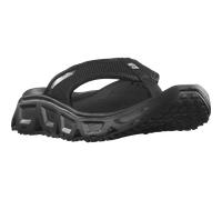 Zehentrenner SALOMON "REELAX BREAK 6.0", Herren, Gr. 46,5, schwarz, Textil, unifarben, Schuhe Badeschuh Zehentrenner, Erholungsschuhe (84058152-46,5) schwarz