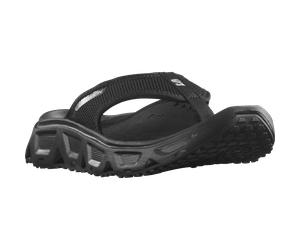Zehentrenner SALOMON "REELAX BREAK 6.0", Herren, Gr. 47, schwarz, Textil, unifarben, Schuhe Badeschuh Zehentrenner, Erholungsschuhe (84058152-47) schwarz