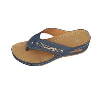 Zehentrenner Sandalen Damen Orthopädische Flip Flops Mit Fußbett Sommer Elegant Flipflop Bequem Sandaletten Sommerschuhe Slippers Freizeit Damen-Hausschuhe Zehenstegpantolette mit Arch Support