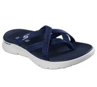 Zehentrenner SKECHERS "GO WALK FLEX SANDAL-SSSELENA", Herren, Gr. 39, navy, Textil, Schuhe Zehentrenner, Sommerschuh, Strandschuh, Sandale, Badeschuh mit Komfortfußbett (76828343-39) navy