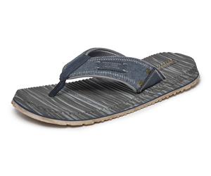 Zehentrenner SKECHERS "QUILL", Herren, Gr. 46, navy, Textil, Schuhe Zehentrenner, Sommerschuh, Strandschuh, Urlaubsschuh im Materialmix (16252949-46) navy