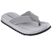 Skechers Men's Tantric Sandals, Gray Canvas, 40 EU