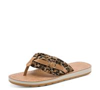 Zehentrenner TAMARIS, Damen, Gr. 38, leodruck, Lederimitat, Textil, Schuhe Zehentrenner, Dianette, Sommerschuh, Strandschuh mit verschiedenen Motiven (95925969-38) leodruck