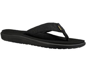 Zehentrenner TEVA "Voya Flip Mens", Herren, Gr. 39,5, schwarz, Textil, Schuhe Schlappen Zehentrenner (67081253-39,5) schwarz