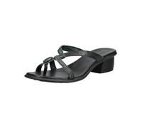 Zehentrenner THINK "Think Sandalen Leder", Damen, Gr. 41, schwarz (schwarz kombi), Leder, Schuhe Zehentrenner (51392245-41) schwarz kombi