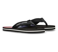 Zehentrenner TOMMY HILFIGER, Kinder, Gr. 32, schwarz, Polyester, Schuhe, Slides, Sandale mit Zehensteg (85747942-32) schwarz