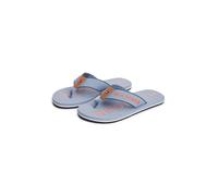 Zehentrenner TOMMY HILFIGER "SPORTY HILFIGER BEACH SANDAL", Herren, Gr. 41, blau, Textil, Schuhe Zehentrenner, Sommerschuh, Strandschuh mit Kontrastbesätzen (15202516-41) blau
