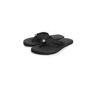 Zehentrenner TOMMY HILFIGER "TH SCANDI SOFT SUMMER SANDAL", Damen, Gr. 36, schwarz, Baumwolle, Schuhe Zehentrenner, Sommerschuh, Strandschuh mit Schmuckelement (42619734-36) schwarz