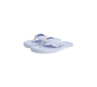 Zehentrenner TOMMY HILFIGER "TH SCANDI SOFT SUMMER SANDAL", Damen, Gr. 37, hellblau, Baumwolle, Schuhe Zehentrenner, Sommerschuh, Strandschuh mit Schmuckelement (64836950-37) hellblau