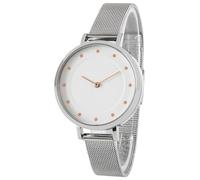 Zeit-Bar Funk-Armbanduhr Damen, mit Maschenmetallband