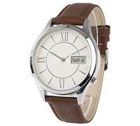 Zeit-Bar Funk-Armbanduhr Herren, Edelstahl, mit Tages- und Datumsanzeige